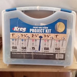 Kreg 5 sizes screw set 675 ct.